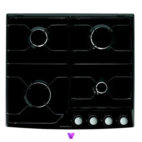 DeDietrich Gas Hob - 60cm, Black