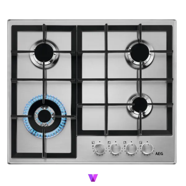 Aeg Gas Hob 6000 Series - 60cm, Inox