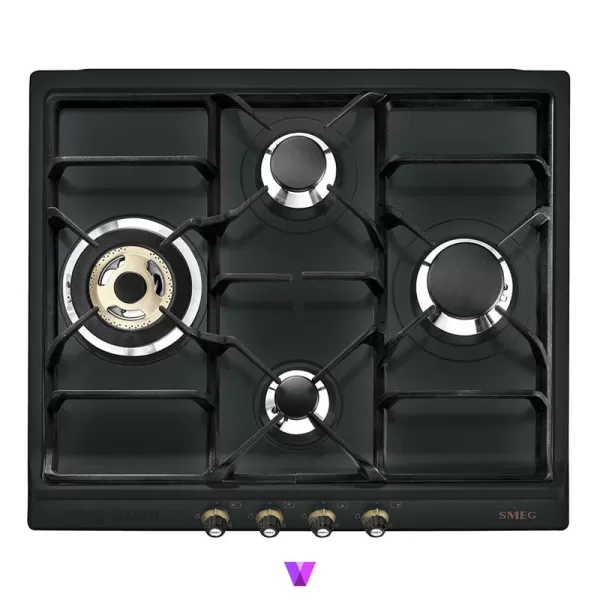 Smeg Gas Hob Cortina Series - 60cm, Anthracite