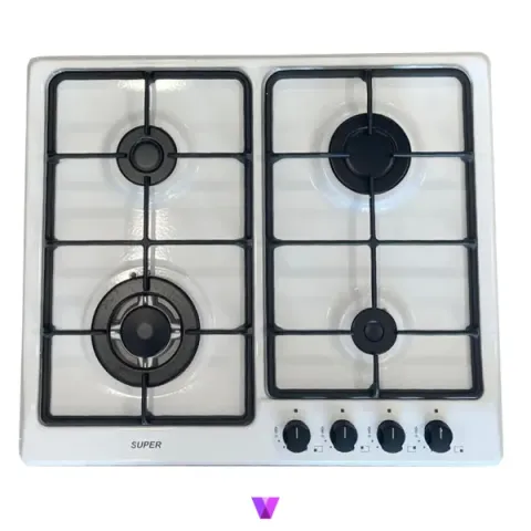 Super Gas Hobs - 60cm, White