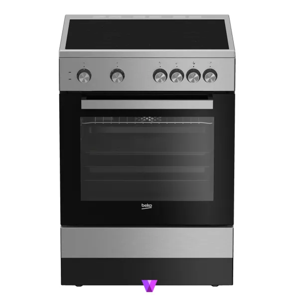 Beko Electric Cooker - Inox
