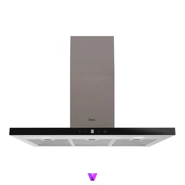 Midea Wall Mount Hood - 90cm, Inox