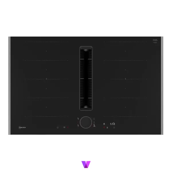 Neff V68YYX4C0 Induction Hob with Integrated Ventilation System - 80cm, Metallic Silver