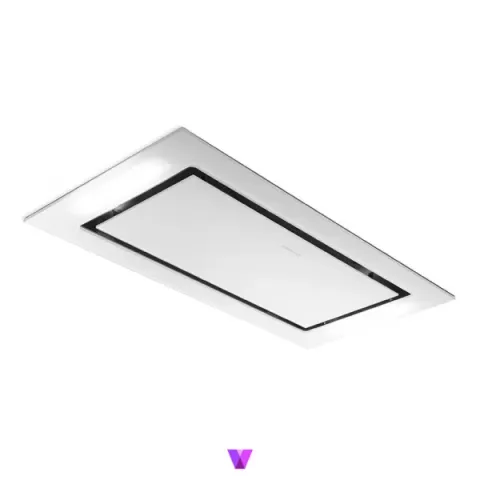 Faber Heaven Glass 2.0 H20 Ceiling Hood - 90cm, Glass White