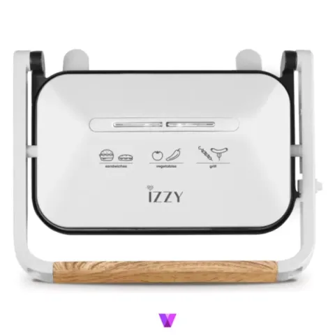 Izzy IZ-2013 Sandwich Maker Panini - White