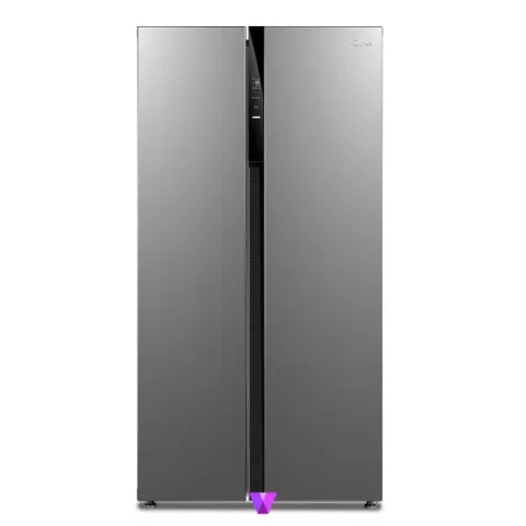Midea Side by Side Refrigerator - Inox