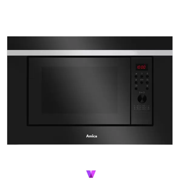 Amica Built In Microwave - Black