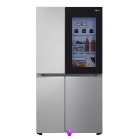 LG InstaView Side by Side Refrigerator - Silver