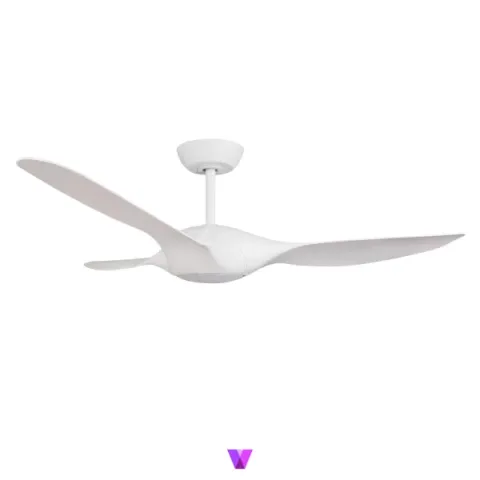 Elegant Stealth Ceiling Fan - White