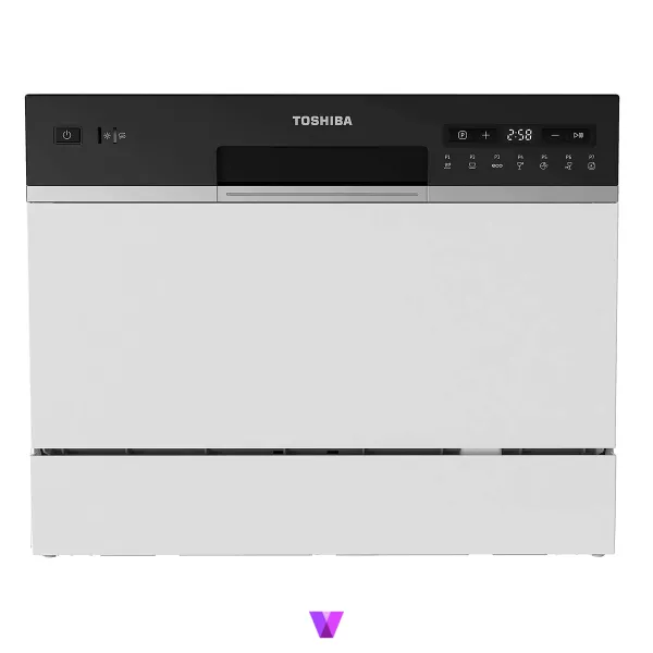 Toshiba Compact DishWasher - White