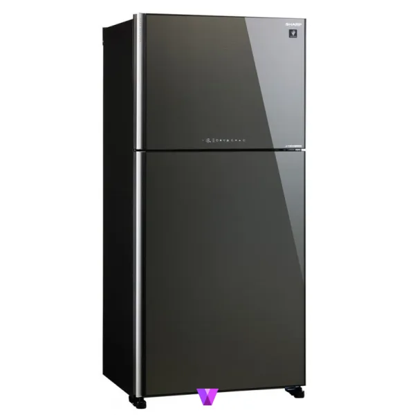 Sharp Refrigerator - Glass Silver