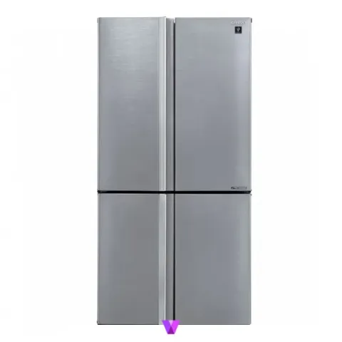 Sharp 4-Door Refrigerator - Brilliant Silver