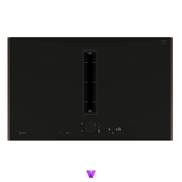 Neff V68YYX4B0 Induction Hob with Integrated Ventilation System - 80cm, Brushed Bronze