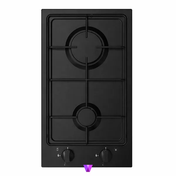 Super Domino Gas Hobs - 30cm, Black