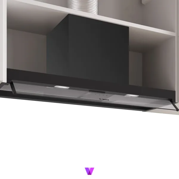 Bosch Built in Hood Series 4 - 90cm, Matte Black