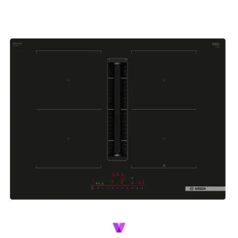 Bosch Induction Hob with Integrated Ventilation System Series 6 - 70cm, Black