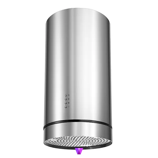 Atlan Isola Cylindro Island Hood - 35cm, Inox