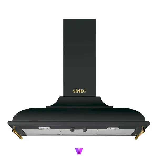 Smeg Wall Decorative Hood - 90cm, Anthracite