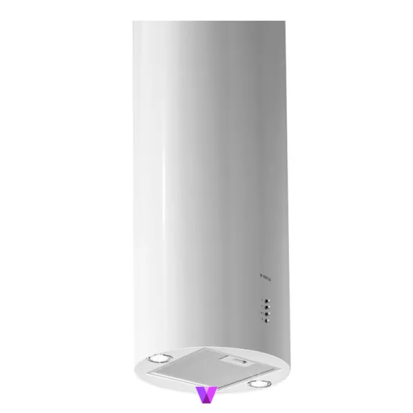 Elica Tube Pro Island Hood - 43cm, White
