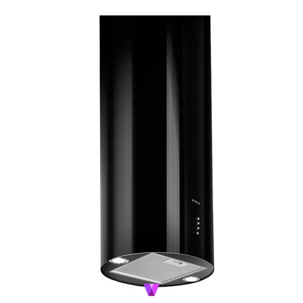 Elica Tube Pro Island Hood - 43cm, Black