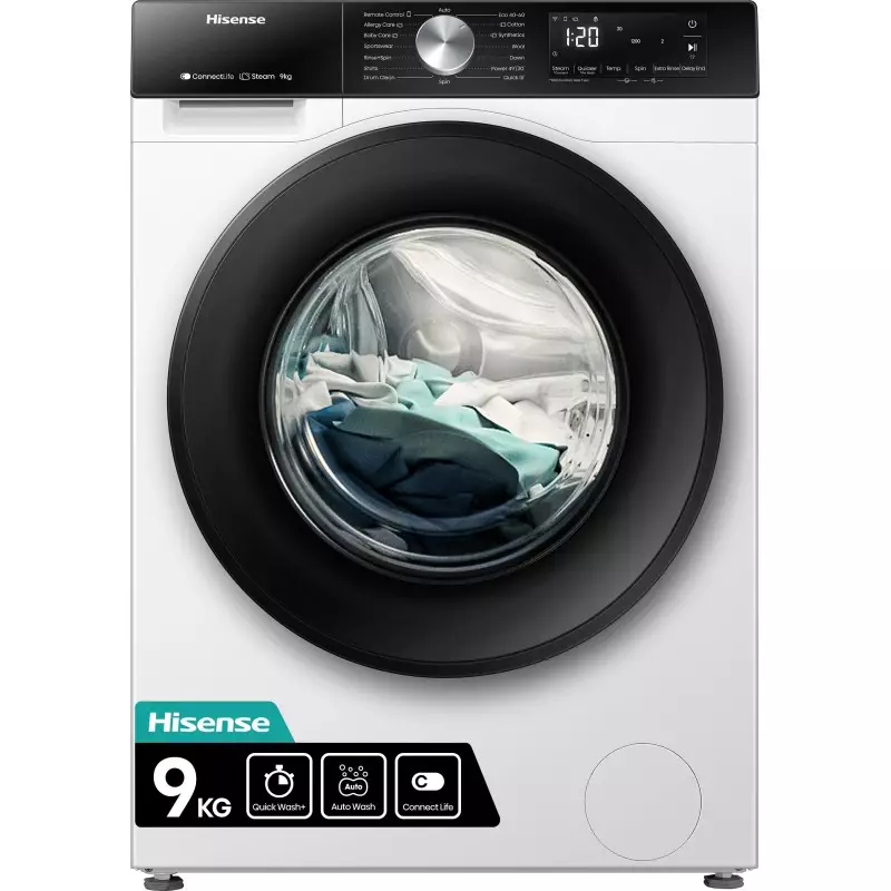 HISENSE WF3S9043BW3 Washing Machine 9 kg