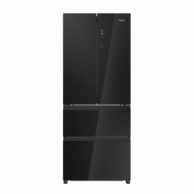 Haier HFR3718ENGB French Door Refrigerator Freezer Black