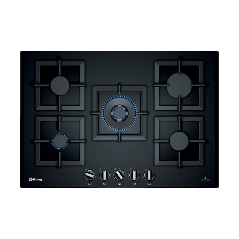 Balay 3ETG676HB Gas Hob 75cm, 5 burners