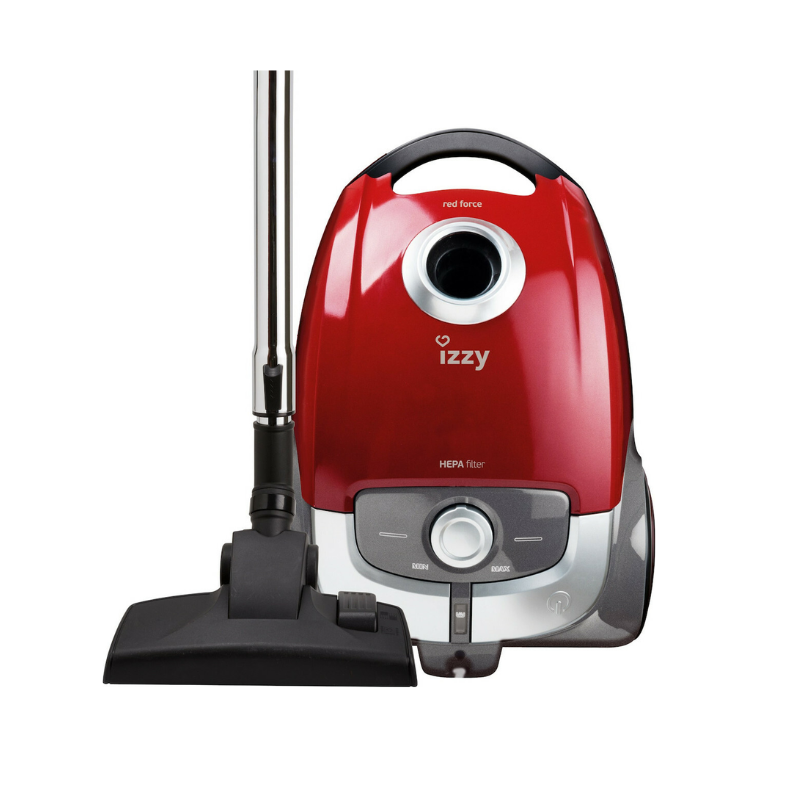 IZZY AC1108E Red Force Vacuum with Bag, Red