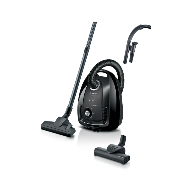 BOSCH BGB38BA3T Series 4 Vacuum Cleener with Bag, Black