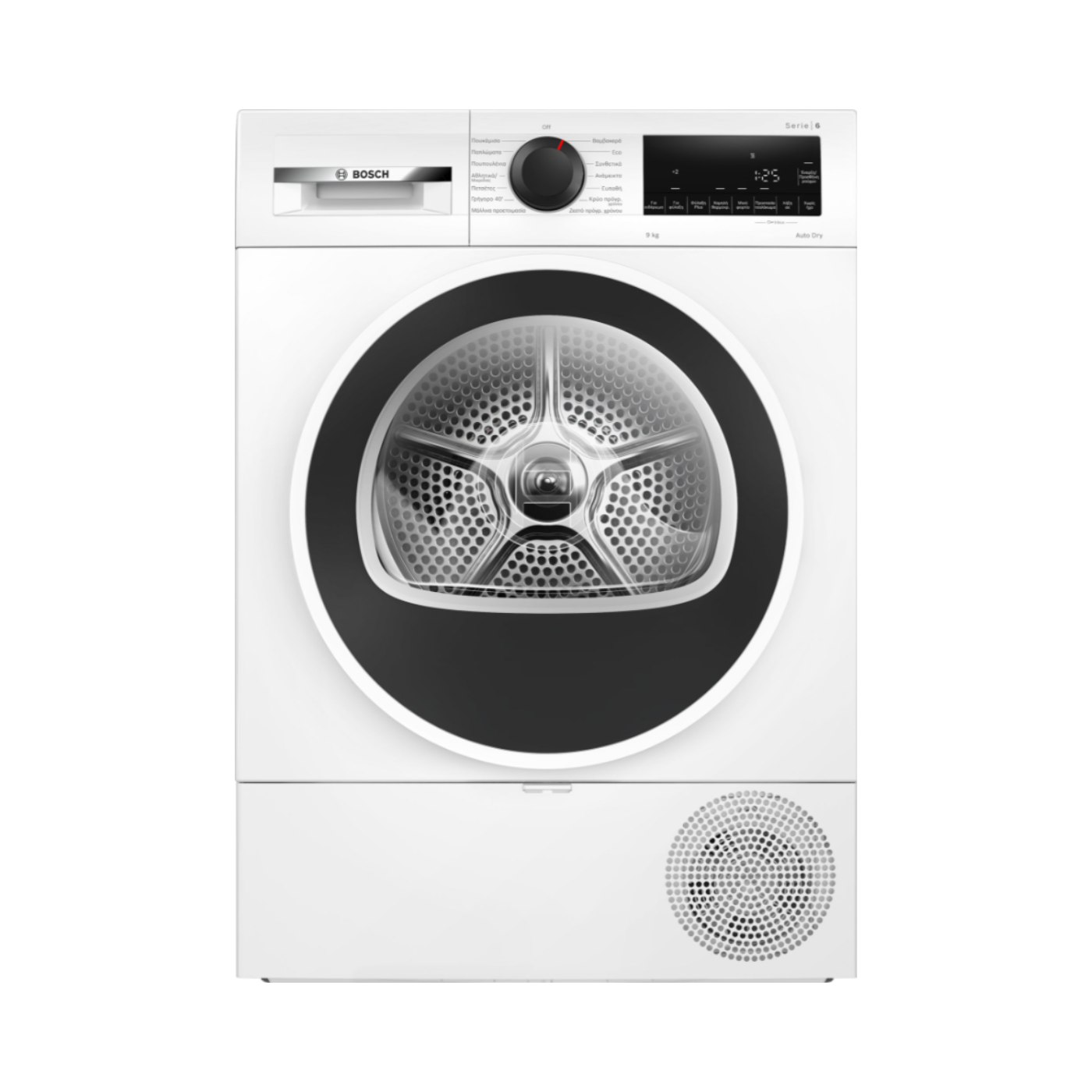 BOSCH WQG24209GR Dryer 9 kg, White