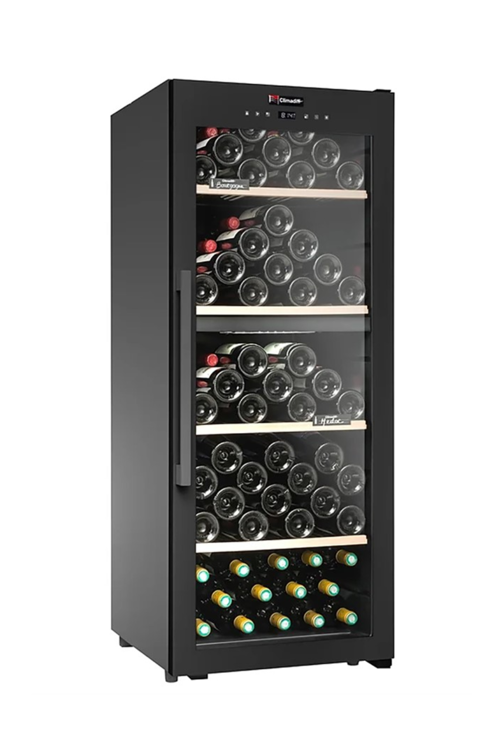 Climadiff Wine Cooler 110 Bottles Black