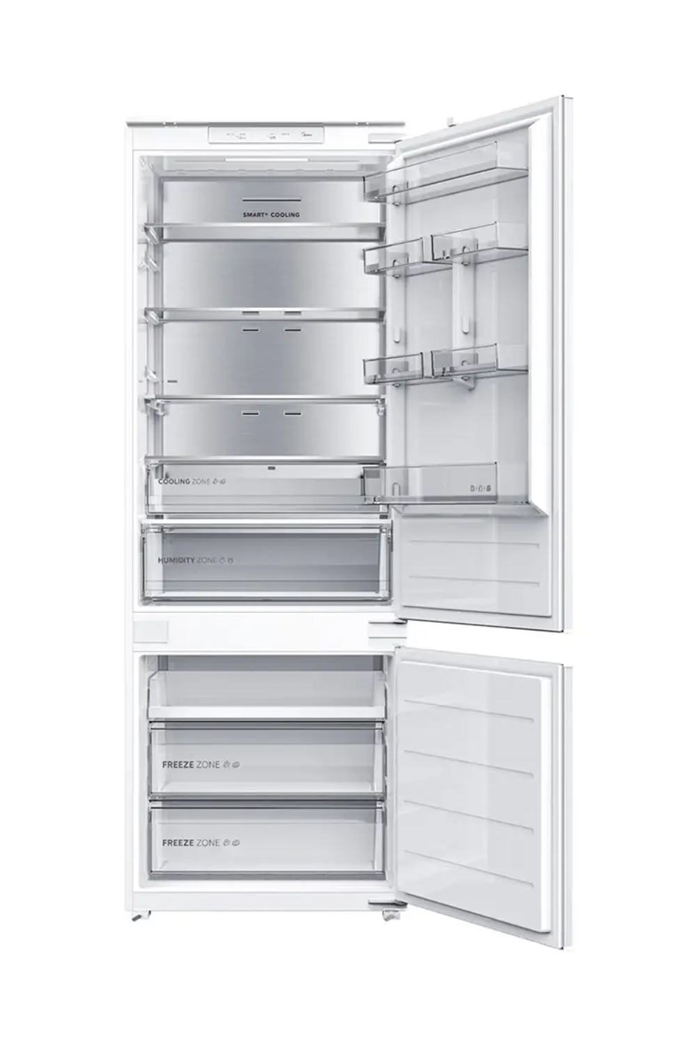 Midea Built in Fridge Freezer MDRE554FGD01D, 195.3cm