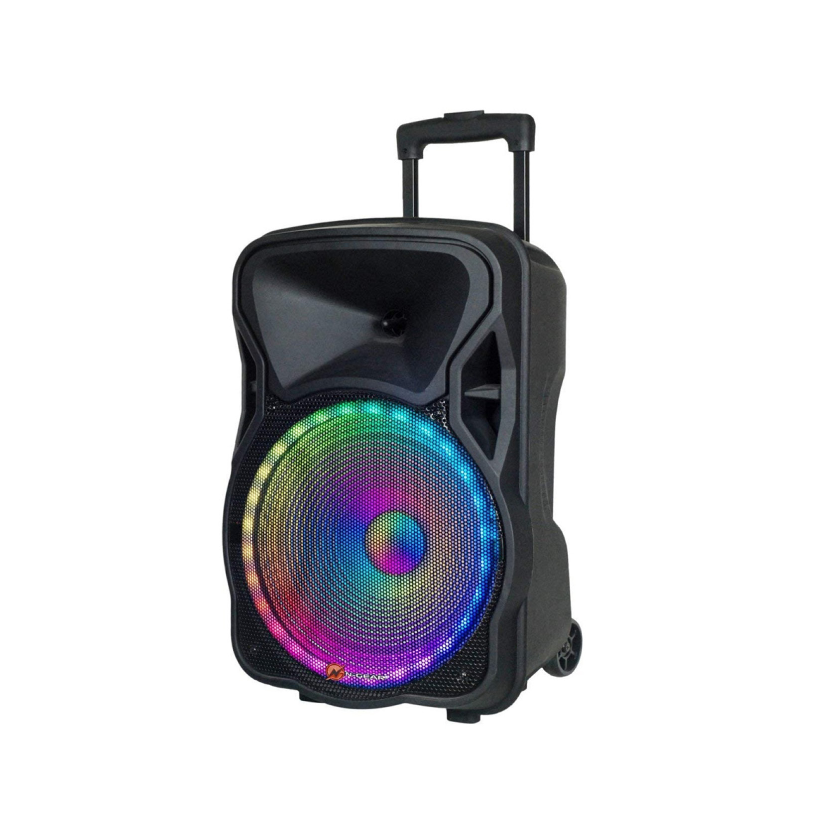 N-Gear FLASH1205 12” Portable Speaker LED/USB/Mic 300W