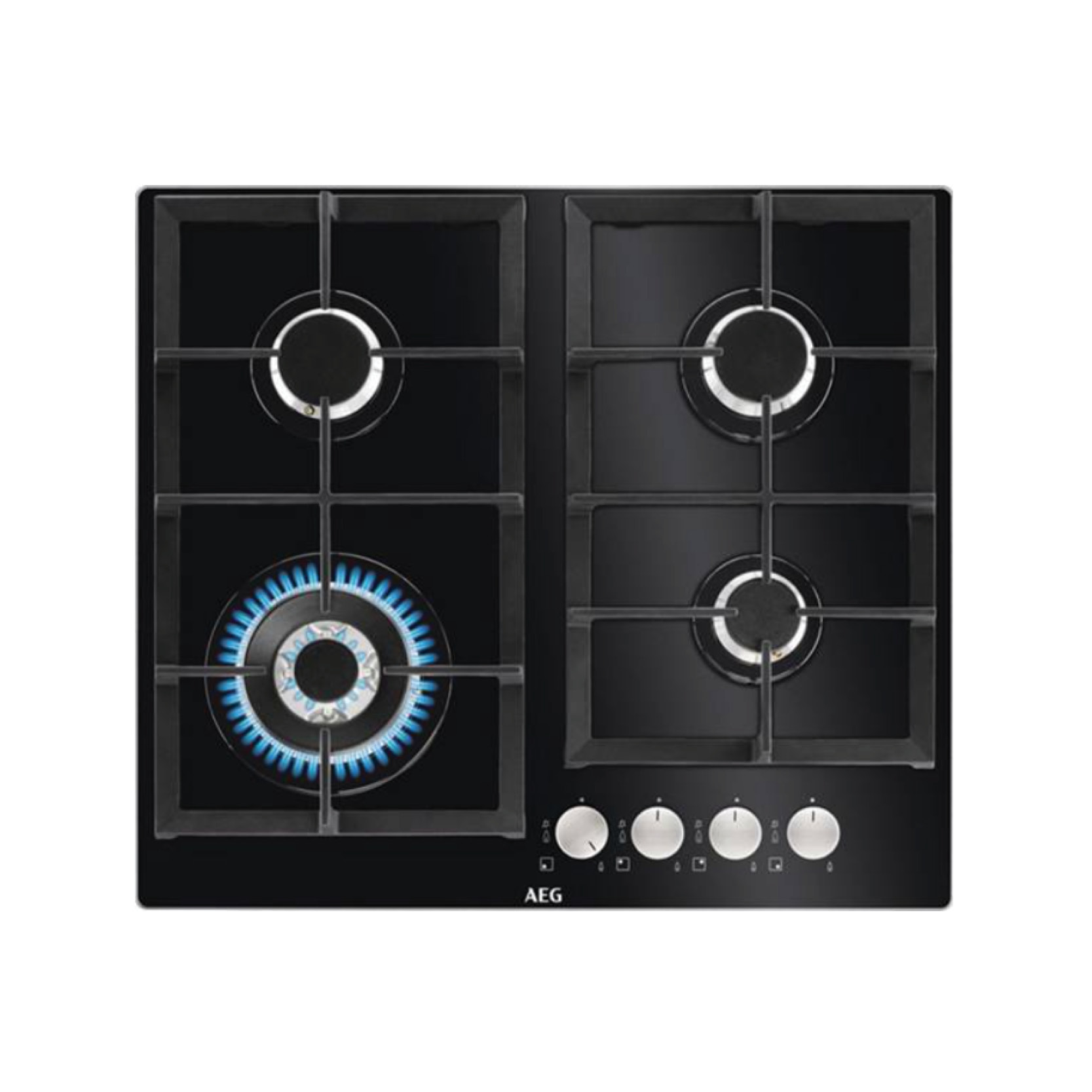 AEG HKB64440NB Gas Glass Hobs