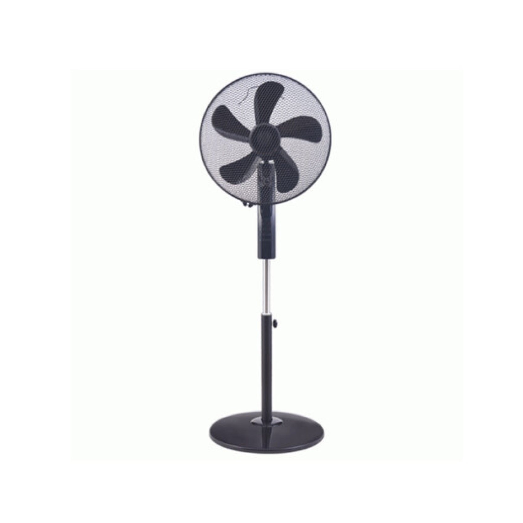 DOMOTEC D44216B Floor Fan, 16″ Black