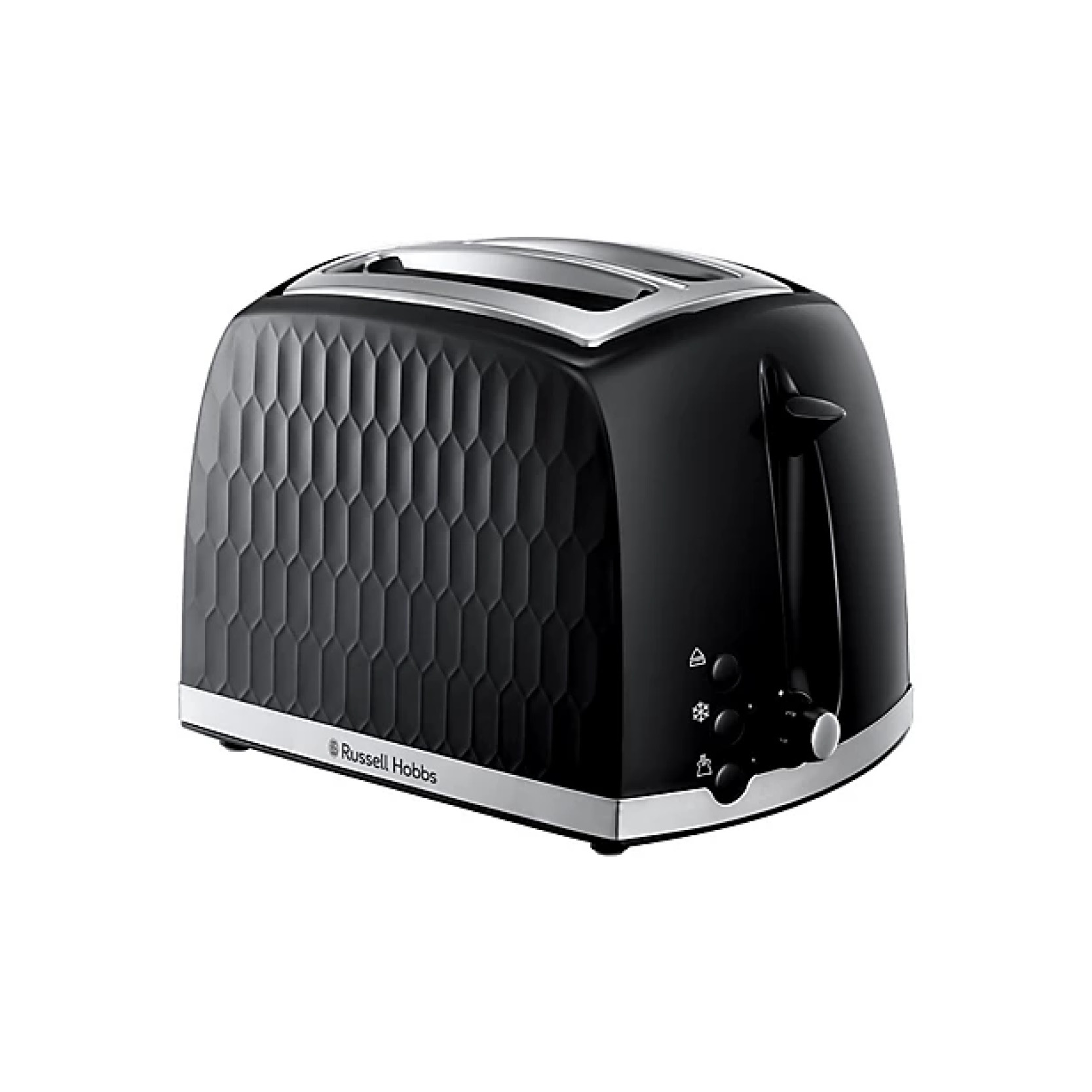 Honeycomb Black 2 Slice Toaster 26061