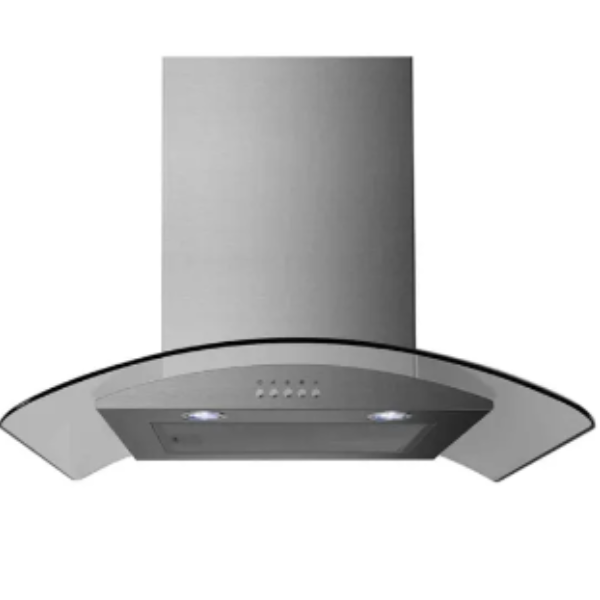 MIDEA  MH60G3250X Chimney Hood Stainless Steel & Glass  (60 cm) , 5 YEARS WARRANTY