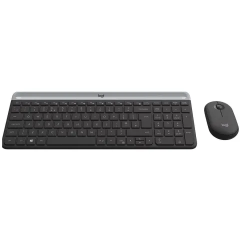 LOGITECH MK470 Slim Wireless Combo - GRAPHITE - HRV-SLV-SRB