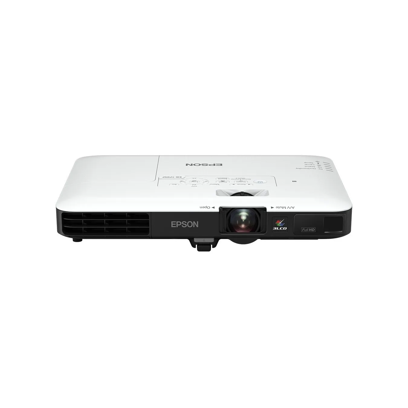 (1920x1080) Epson - EB-1795F - 3200-Lumen 3-LCD Portable 16:9 USB HDMI VGA wireless NFC Miracast Speaker Full HD White 30...
