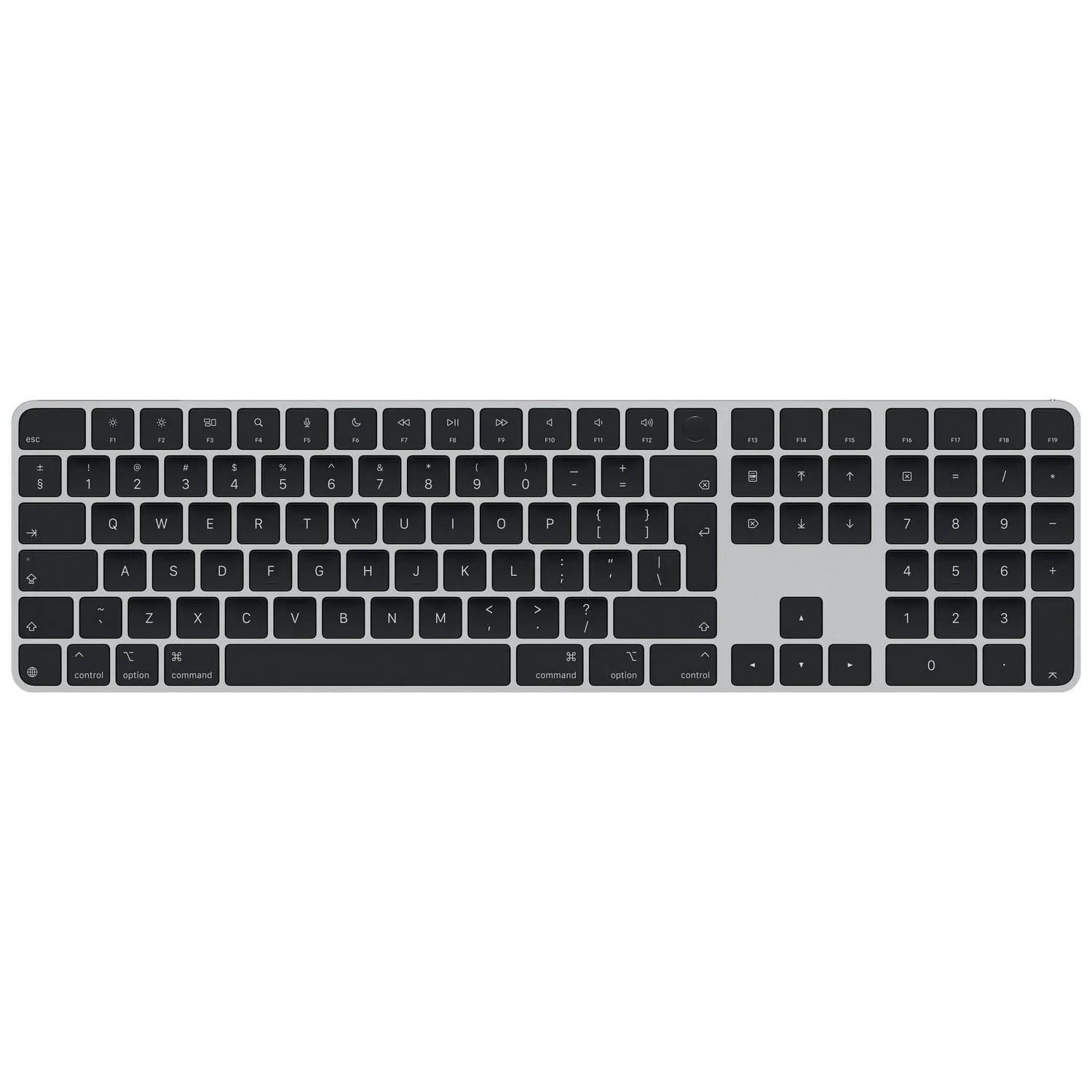 Magic Keyboard with Touch ID and Numeric Keypad for Mac models with Apple Silicon Black