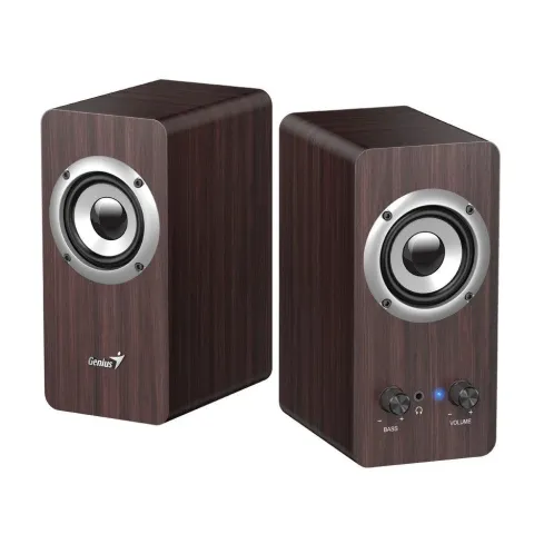 Genius PC Speakers 2.0 16W SP-HF400 Brown Wood