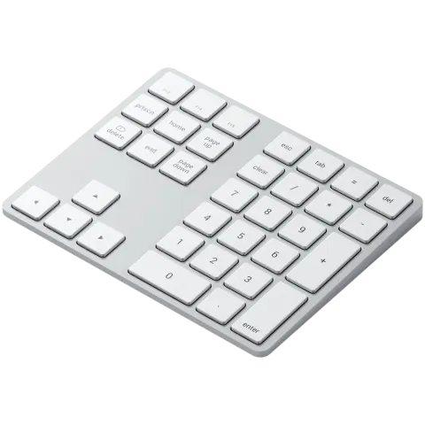 SATECHI Aluminum Extended Keypad Silver
