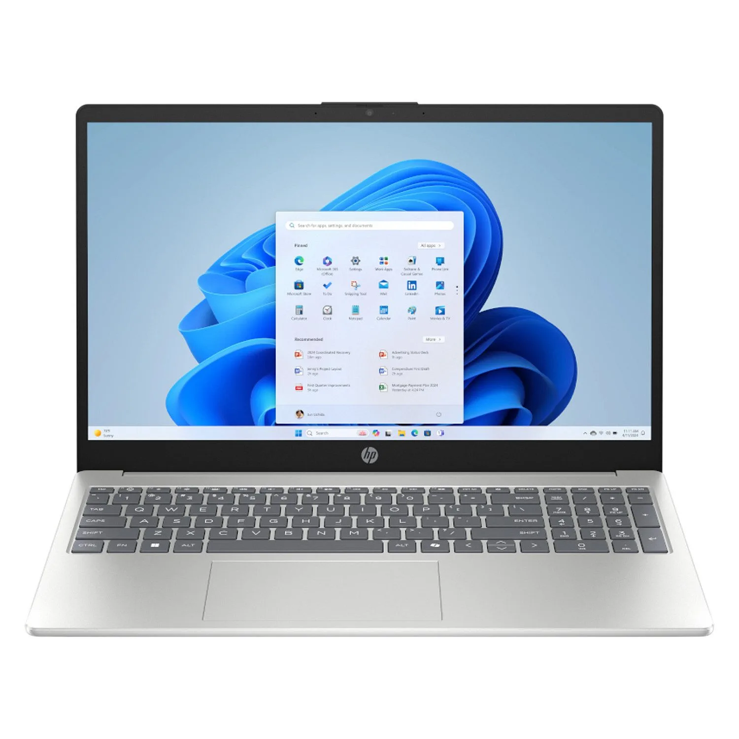 HP Laptop 15-fc1054ngx RYZ5 7520/8GB/256SSD/W11 Home