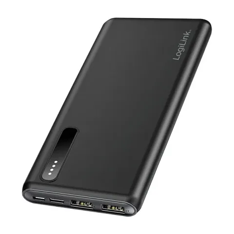 Logilink Mobile Power Bank, LiPo, 8.000 mAh, black