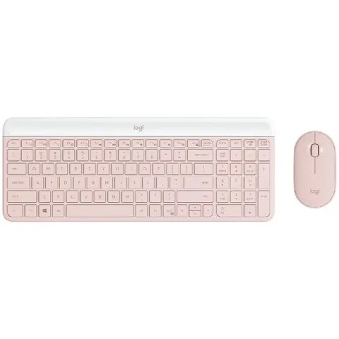 LOGITECH MK470 Slim Wireless Combo - ROSE - US INT'L