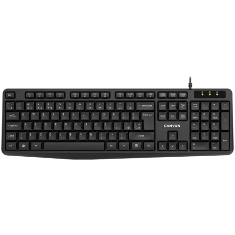 CANYON keyboard KB-1 UK Wired Black