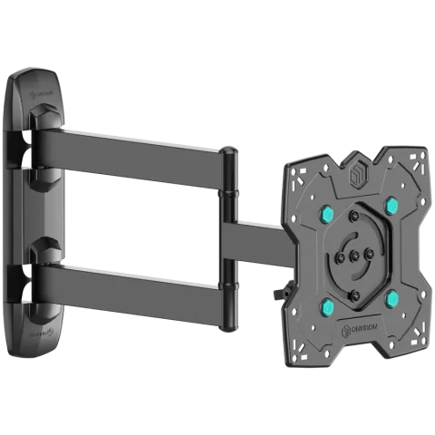 ONKRON Full Motion TV Wall Mount for 17– 43 Inch LCD LED Flat Screens up to 35 kgs, Black