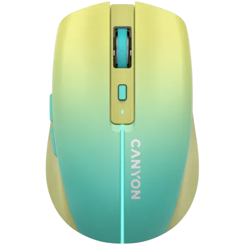 CANYON mouse MW-44 Wireless Charge Yellow Blue