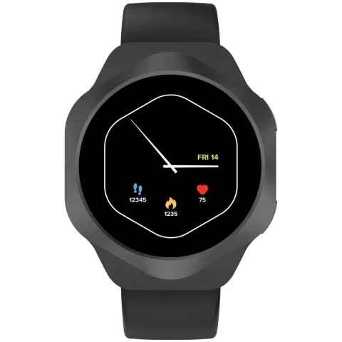 CANYON Smart Watch Hexagon 88 BT-CALL Black