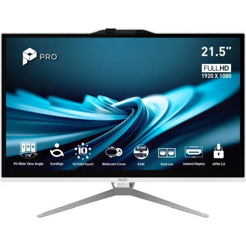 MSI Pro AP222T 14MA-606XEU i3-14100/8GB/512GBSSD/DOS AZERTY French Layout